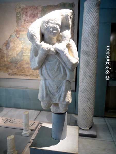4th century statue depicting the Good Shepherd